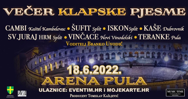 Večer klapske glazbe