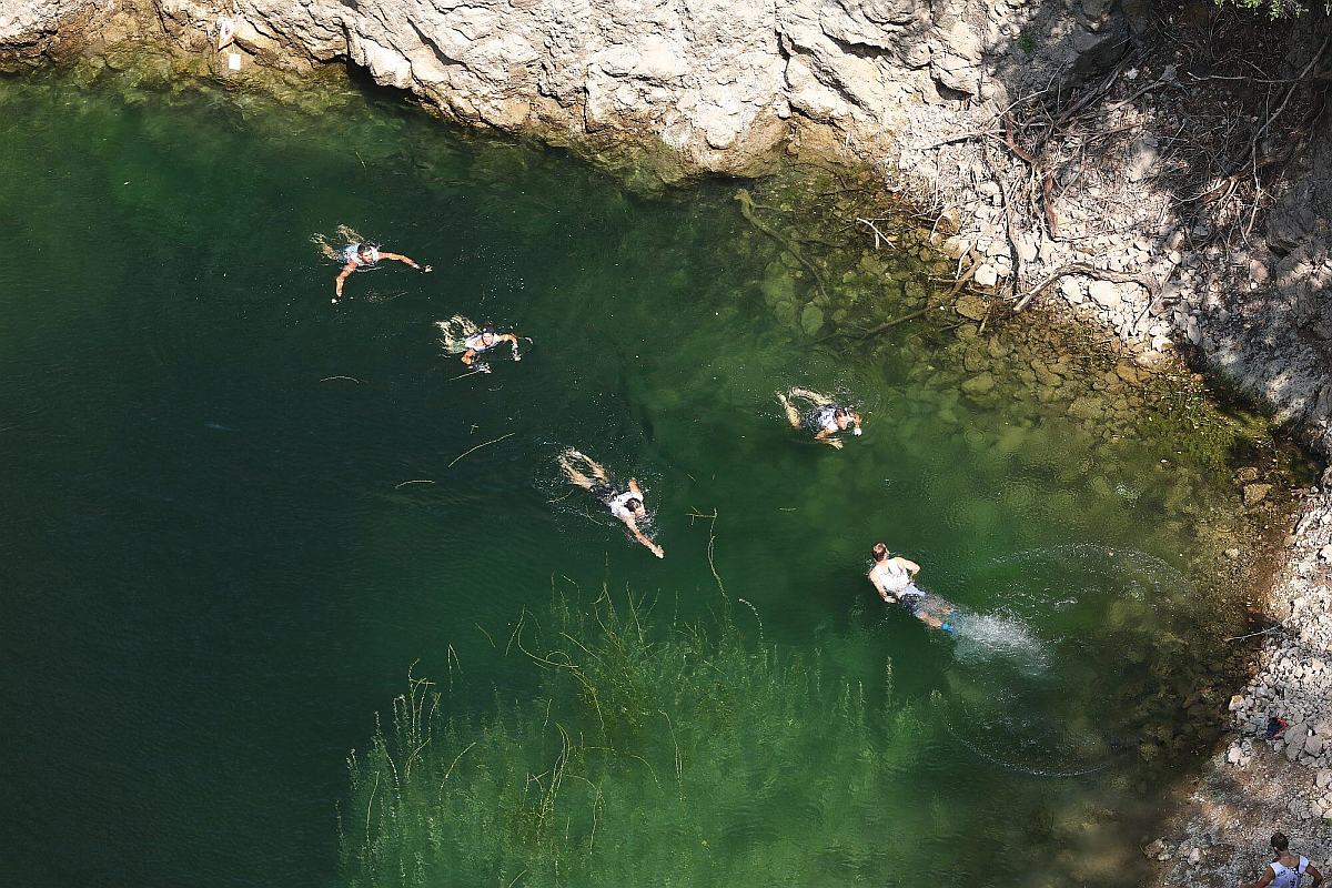 adventure race croatia Swiming